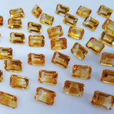 Citrine (14 mm x 10 mm) Octagon