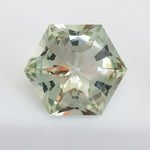 Green Amethyst (16 mm x 16 mm) Hexagon Checkerboard