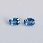 Aquamarine Santa Maria (6 mm x 4 mm) Oval