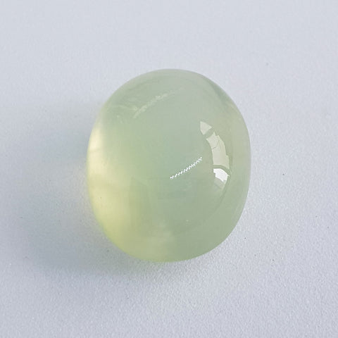 Prehnite (15.5 mm x 12.5 mm x 9.0 mm) Oval Cabochon