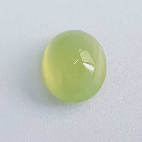 Prehnite (14.7 mm x 12.2 mm x 7.5 mm) Oval Cabochon