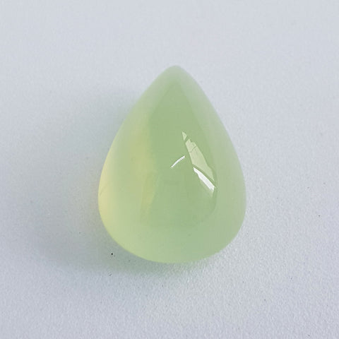 Prehnite (16.0 mm x 11.0 mm x 8.5 mm) Pear Cabochon