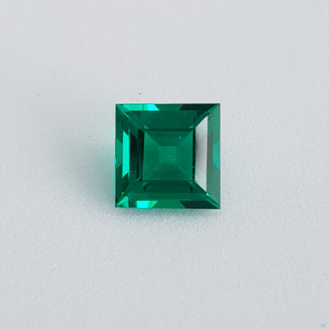 Emerald Lab Created 7.0 mm Square