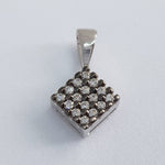 Pendent and Earings set (17 mm x 10 mm) Square (3.40 Grams)