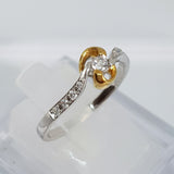 Ring  (Two tone Silver)