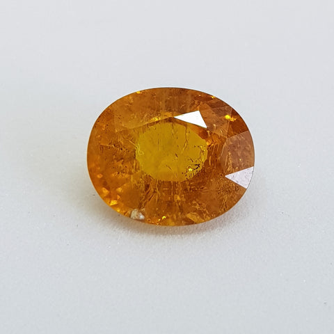 Yellow Sapphire (11.0 mm x 9.0 mm x 5.7 mm) Oval (4.83 ct/pcs )