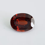 Red  Zircon Natural (Free Size) Oval