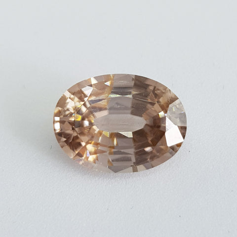 Champagne Zircon Natural (Free Size) Oval