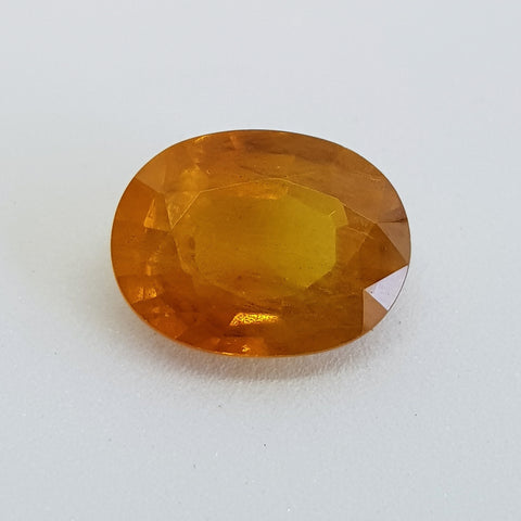 Yellow Sapphire (12.0 mm x 9.0 mm x 5.3 mm) Oval (5.12 ct/pcs )