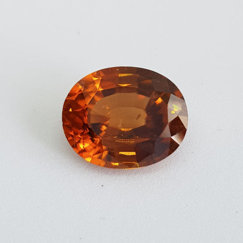 Honey Zircon Natural (Free Size) Oval