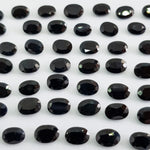 Black Sapphire Oval 7 x 5 mm