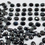 Black Sapphire Oval 8 x 6 mm