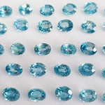 Blue Zircon Natural Oval 5 x 4 mm