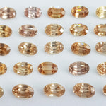 Honey Zircon Oval 6 x 4 mm