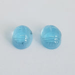 Blue Topaz Sky (10.0 mm x 8.0 mm) Oval Carved