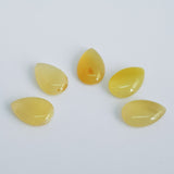 Yellow Opal (12 mm x 8 mm) Pears Cabochon (5.50 cts / pcs)