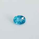 Blue Apatite Pariaba Color (8 mm x 6 mm) Oval