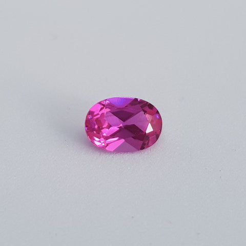 Pink Sapphire (6.5 mm x 5.0 mm x 3.9 mm) Oval