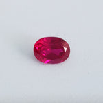 Ruby Lab created (7 mm x 5 mm) Oval