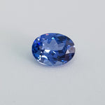 Blue sapphire Lab created ( 8 mm x 6 mm) Oval