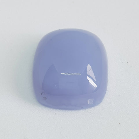 Blue Chalcedony (22 mm x 18 mm) Cushion Cabochon