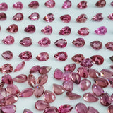 Pink Tourmaline Pear 7 x 5 mm