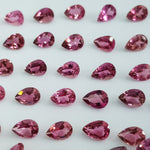 Pink Tourmaline Pear 7 x 5 mm