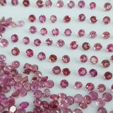 Pink Tourmaline Round 3 mm