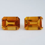 Citrine (14 mm x 10 mm) Octagon