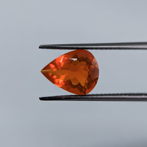 Fire Opal (10 mm x 7.5 mm) Pear