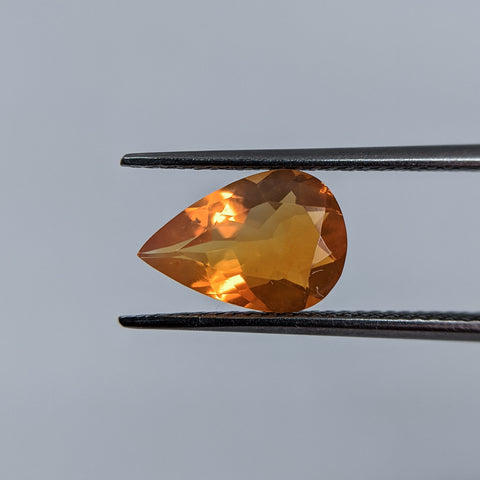 Fire Opal (10 mm x 7 mm) Pear