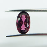 Rhodolite (12 mm x 7.5 mm) Oval