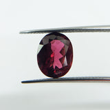 Rhodolite (11 mm x 9 mm) Oval