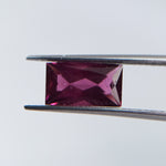 Rhodolite (10 mm x 6 mm) Baguette