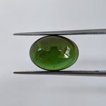 Tourmaline Green (14 mm x 10 mm) Oval Cabochon