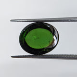 Tourmaline Green (12 mm x 10 mm) Oval Cabochon