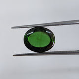 Tourmaline Green (11 mm x 9 mm) Oval Cabochon