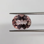 Tourmaline (11 mm x 9 mm) Oval Checkerboard