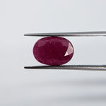 Ruby India (12 mm x 8.4 mm) Oval