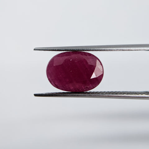 Ruby India (12 mm x 8.4 mm) Oval