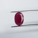 Ruby India (12 mm x 8.4 mm) Oval