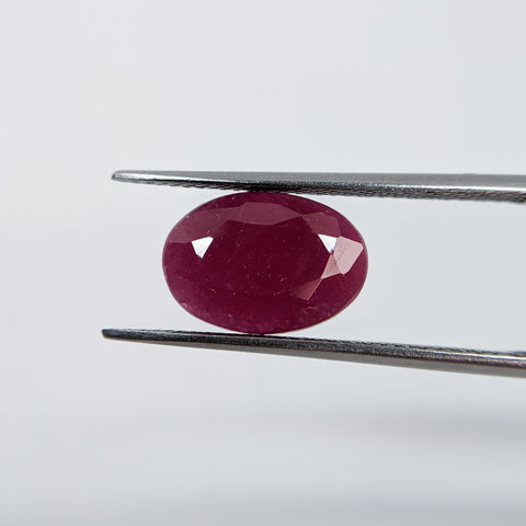 Ruby India (12 mm x 8.2 mm) Oval