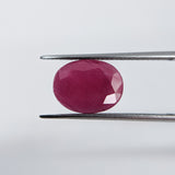 Ruby India (12.5 mm x 9.5 mm) Oval