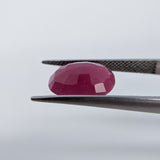 Ruby India (12.5 mm x 9.5 mm) Oval