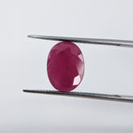 Ruby India (12.5 mm x 9.5 mm) Oval