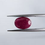 Ruby India (13 mm x 9.3 mm) Oval