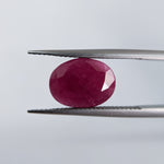 Ruby India (13 mm x 9.7 mm) Oval