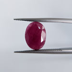 Ruby India (13 mm x 9.7 mm) Oval