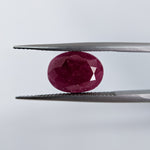 Ruby India (12.5 mm x 9.3 mm) Oval