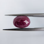 Ruby India (12.5 mm x 9.3 mm) Oval